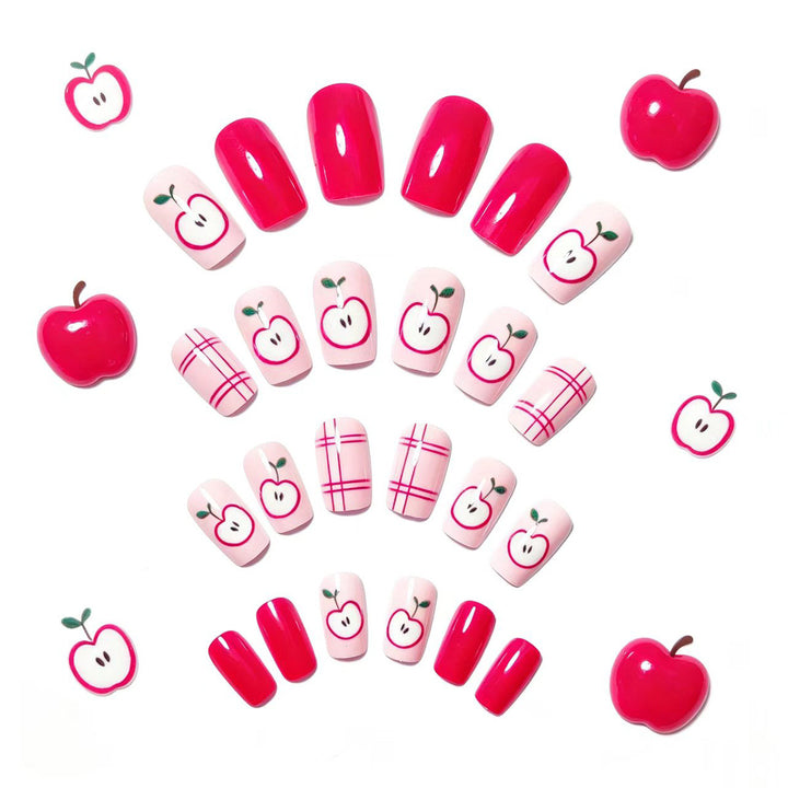 Creative Apple-Themed Nail Art Kalsten 1788155498