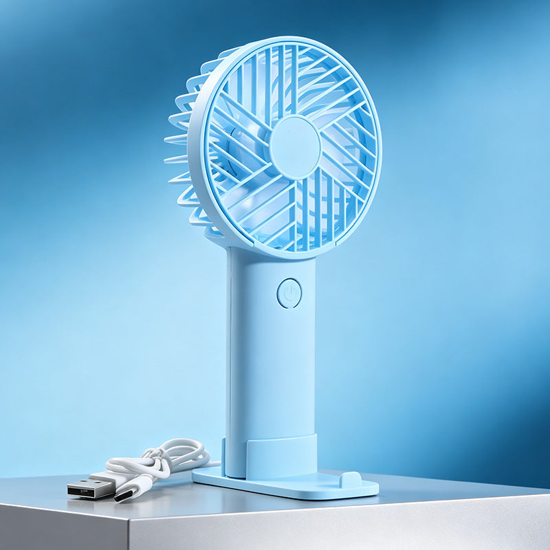 Ladies Portable Handheld Fan with Cute Bear Design Kalsten