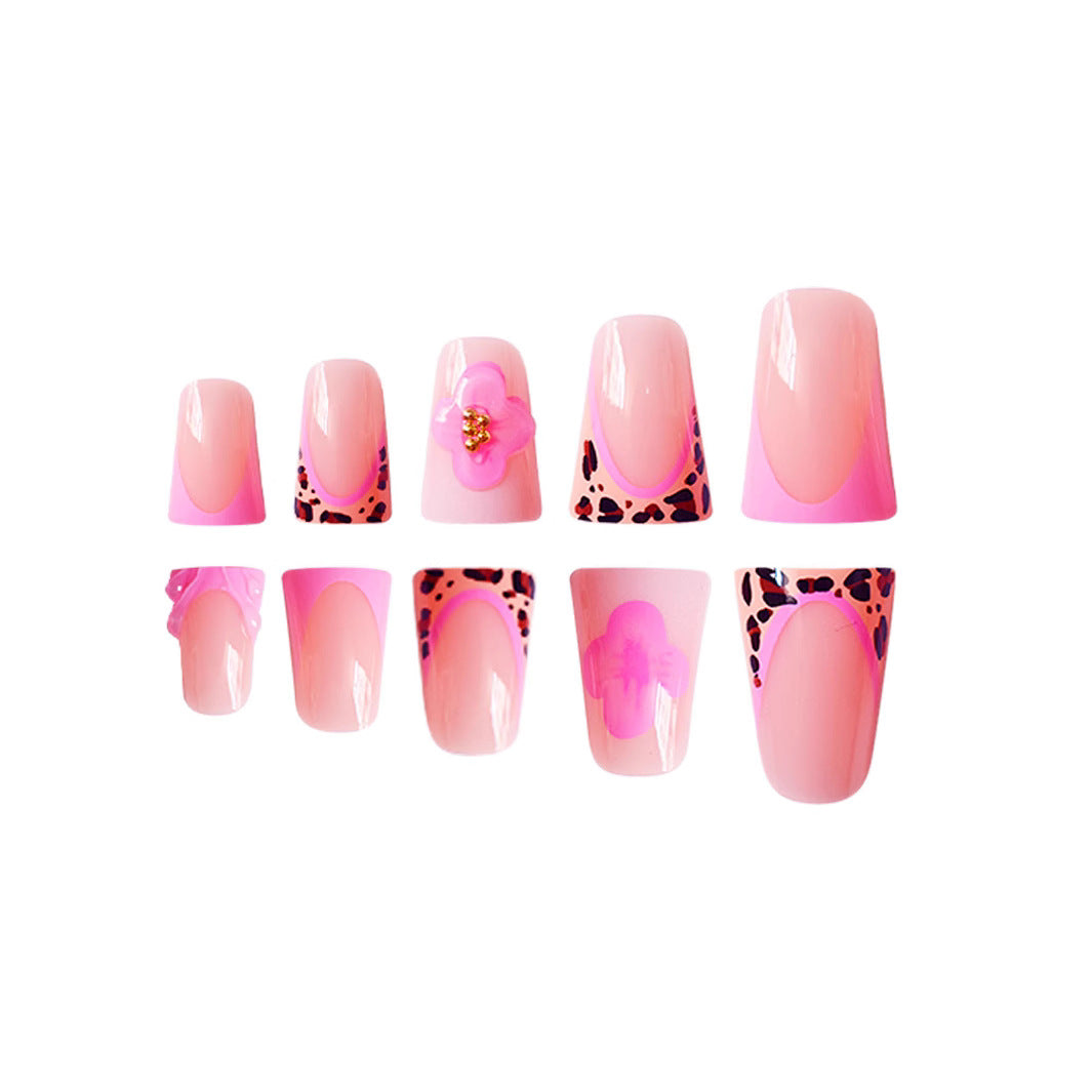 Artistic 3D Decorative Press-On Nail Art Kalsten