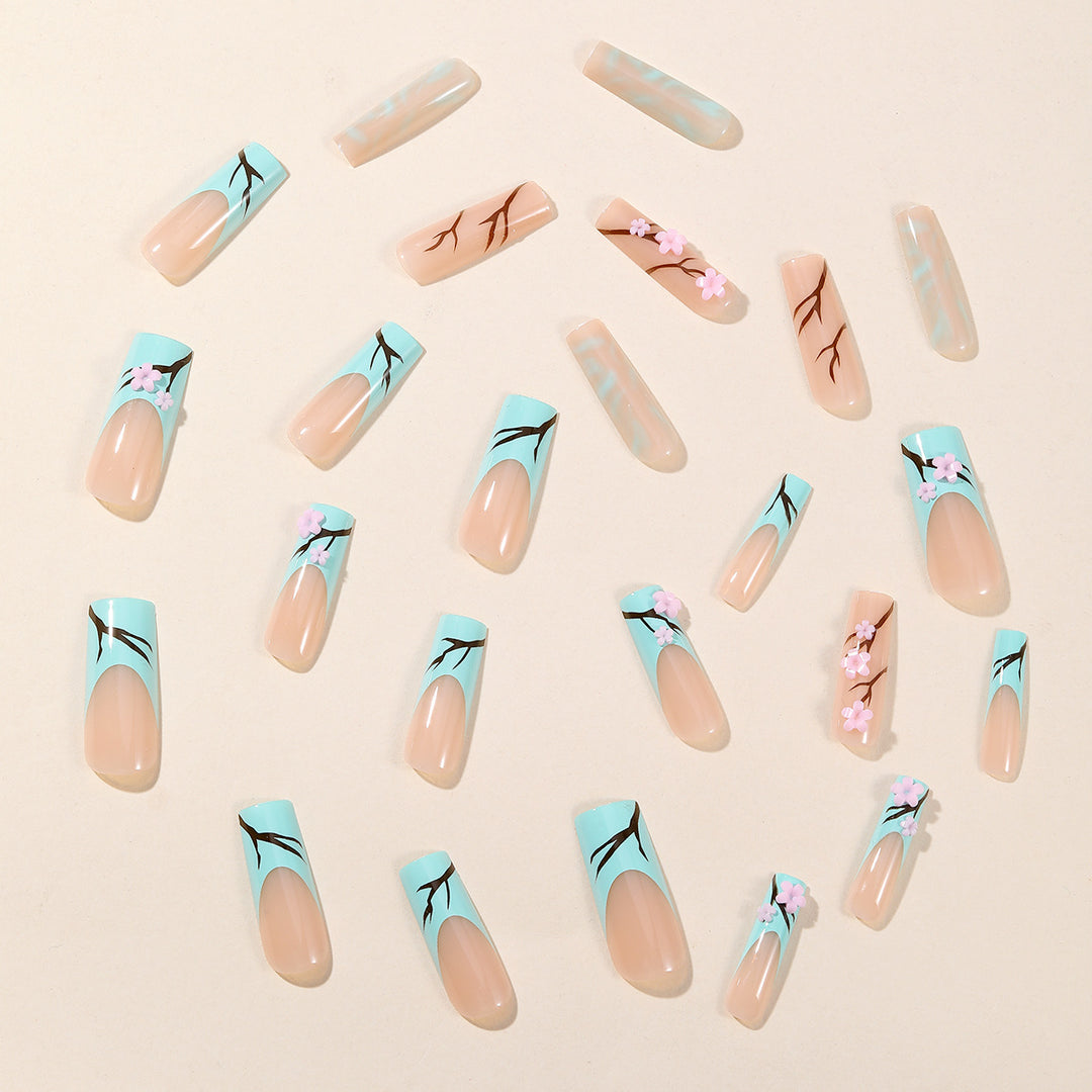 Floral Acrylic Nail Art Extensions Kalsten 1789713481