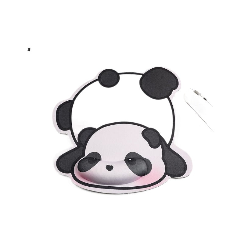 Cute Panda-Themed Ergonomic Wrist Support Mouse Pad