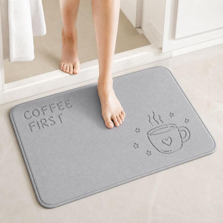 Cartoon-Themed Bathroom Mat