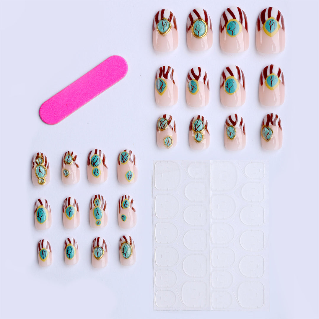 Artificial Nails with Extraordinary Design Kalsten