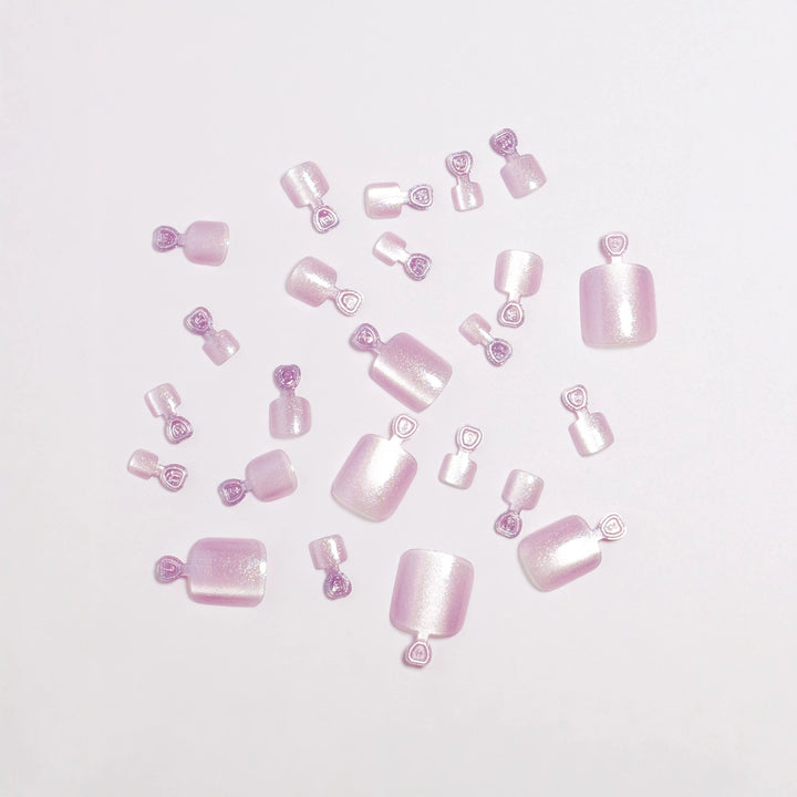 Glimmering Press-On Nail Set Kalsten