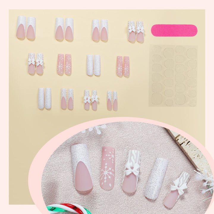 Decorative Heart and Star Press-On Nail Art Kalsten