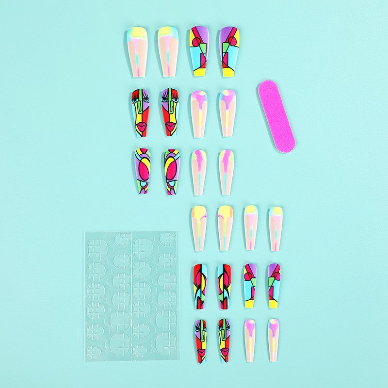 Creative artificial nails in playful design Kalsten