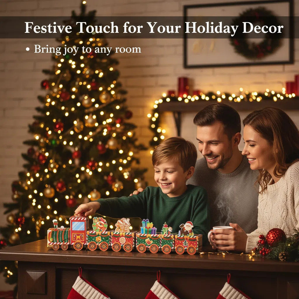 Christmas decorative train