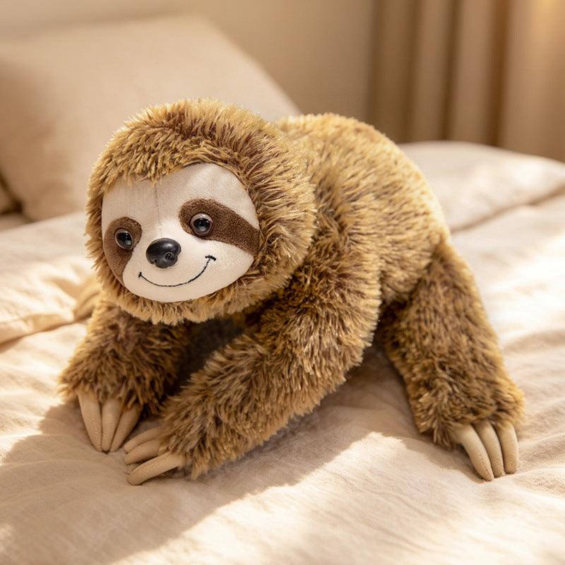 Plush Lifelike Crawling Sloth Cuddle Pillow Kalsten