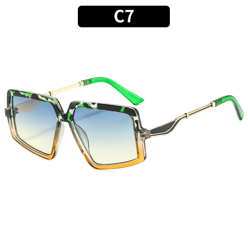 Bold Geometric Oversized Sunglasses