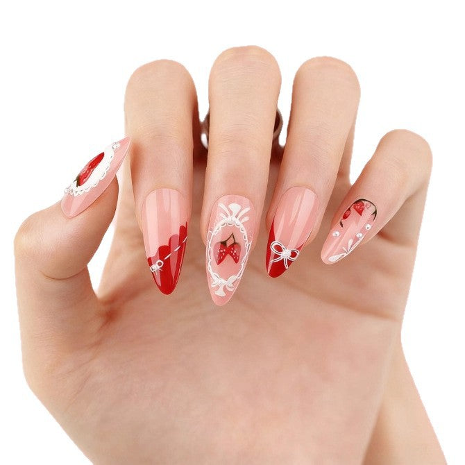 Creative Strawberry Nail Art Enhancements Kalsten