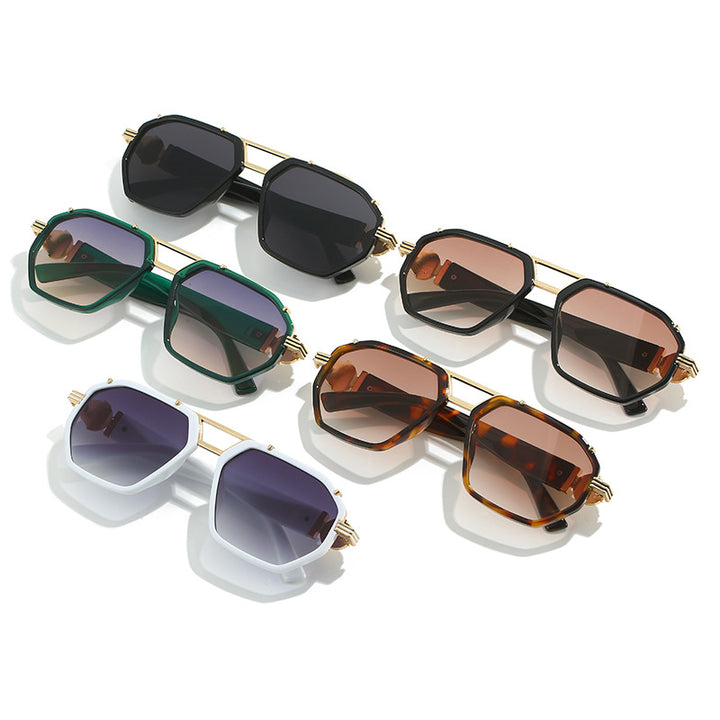 Elegant Oversized Geometric Sunglasses Kalsten