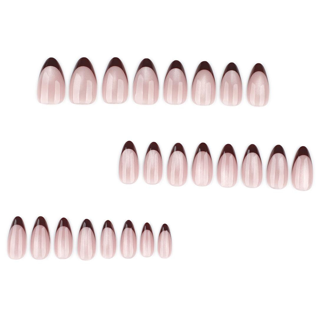 Elegant Acrylic Nails with Modern Ombre Design Kalsten