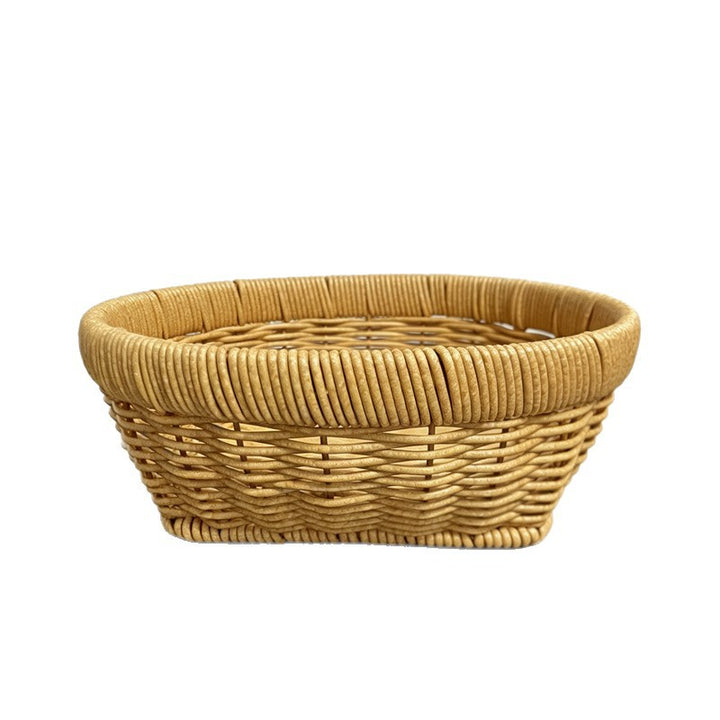 Handcrafted Oval Serving Basket Kalsten