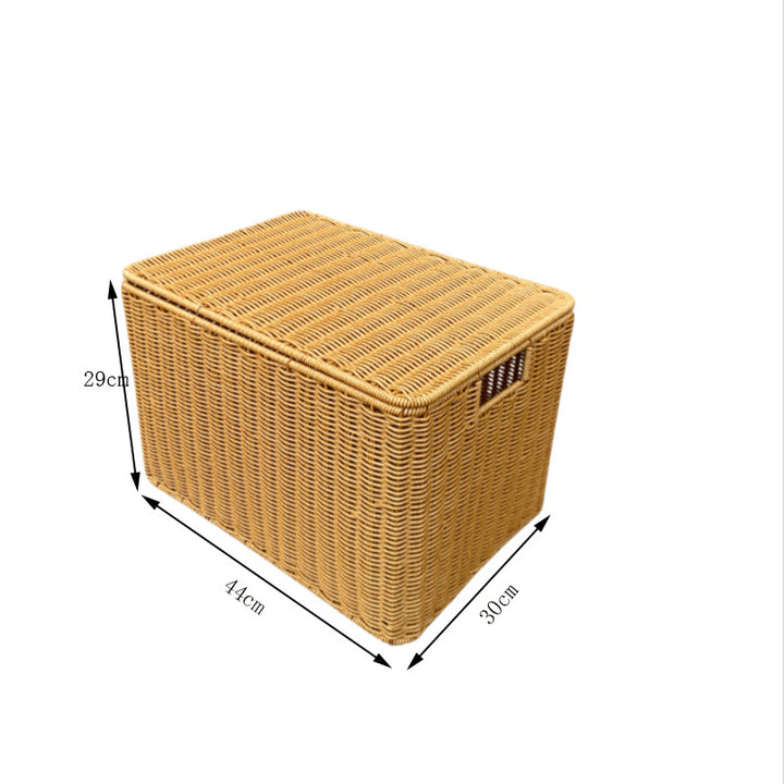 Contemporary Rectangular Woven Storage Bin Kalsten