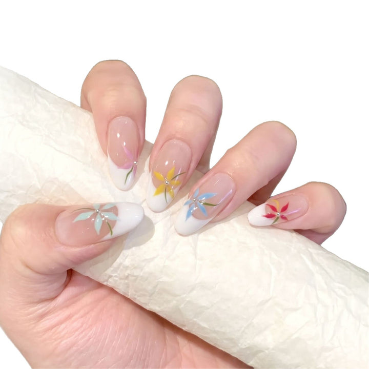 Floral Art Press-On Nail Set Kalsten