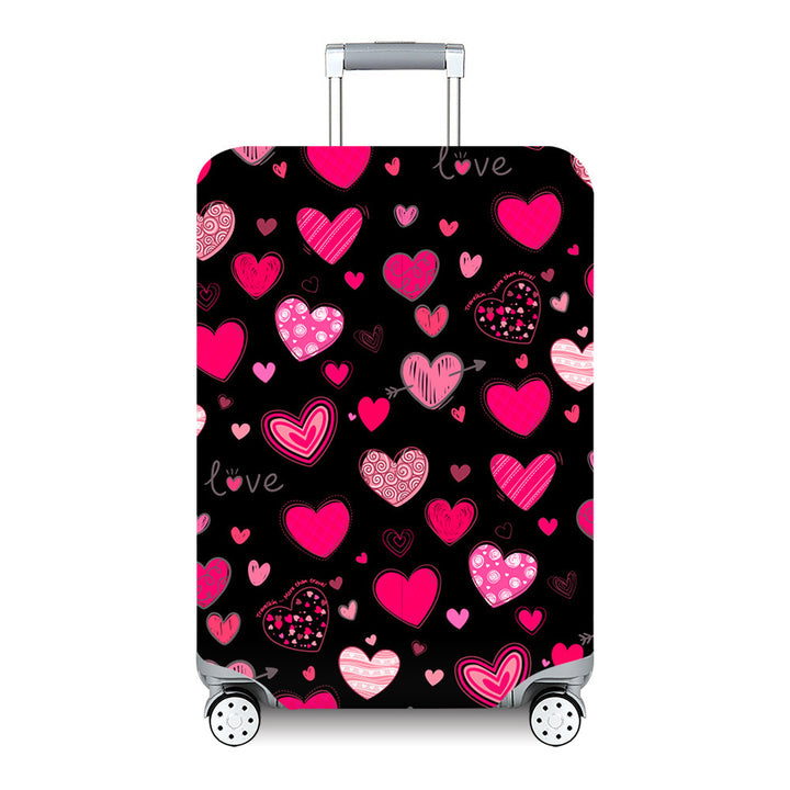 Women's Hard Shell Travel Suitcase with Custom Statement Design Kalsten