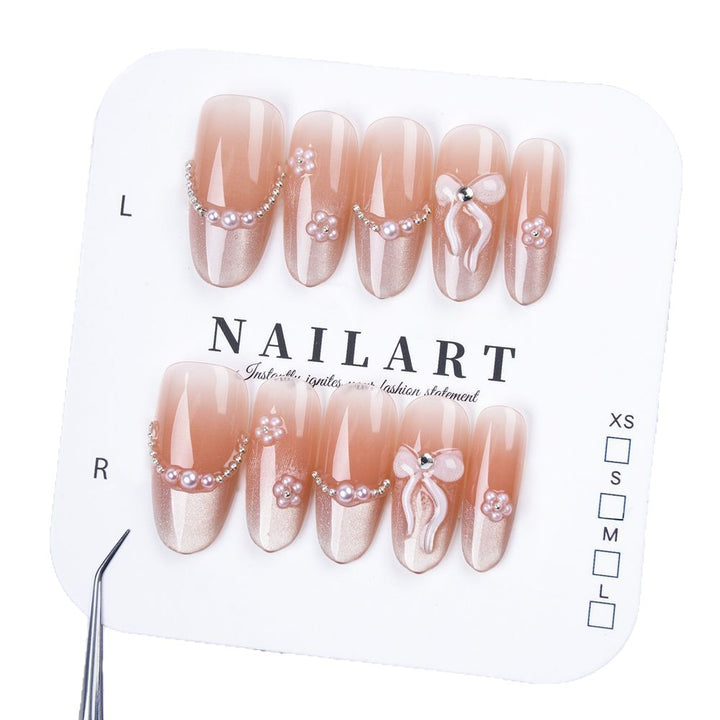 Decorative 3D Butterfly Press-On Nails Kalsten