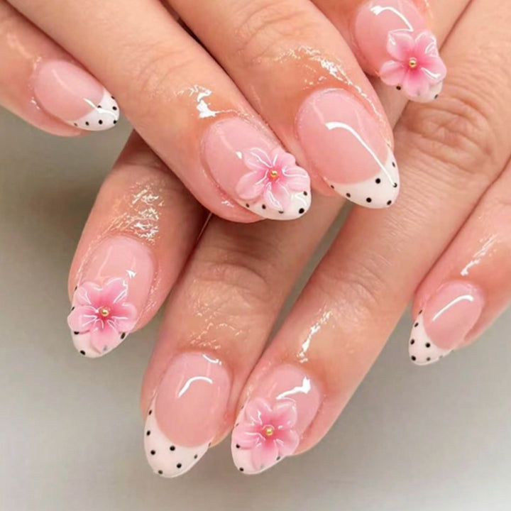 Detailed Floral Design Press-On Nails kalsten
