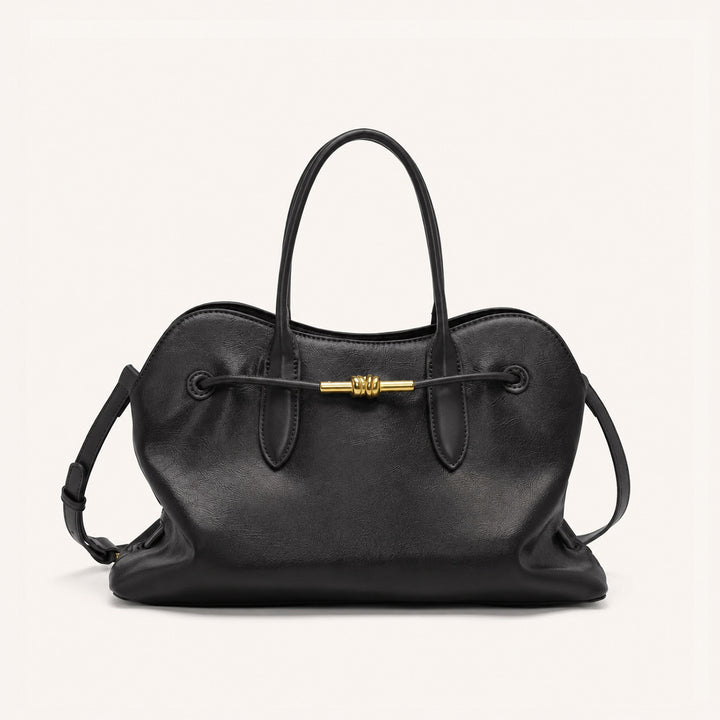 Accented Leather Handbag