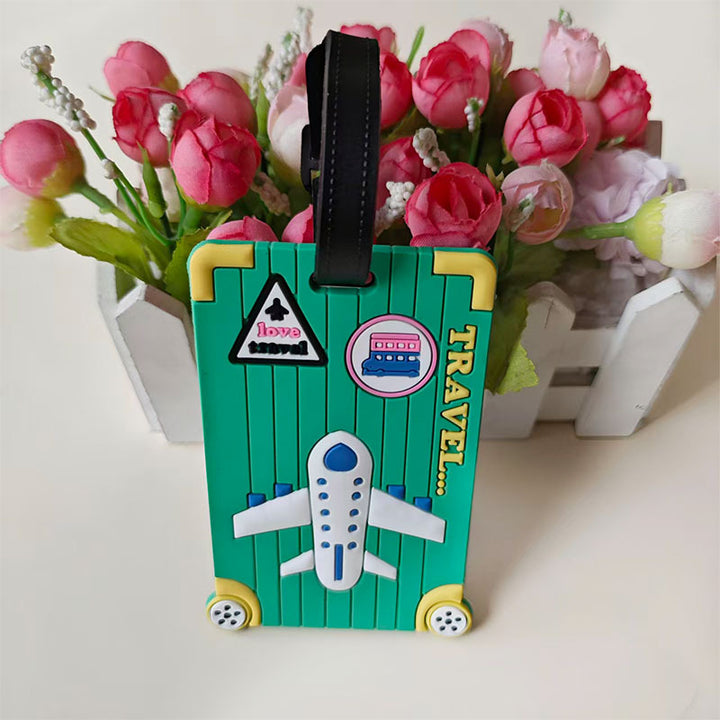Unisex Travel-Themed Luggage Identifier Kalsten