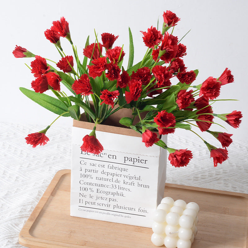 Artificial Carnation Floral Bouquet