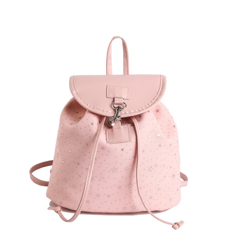 WoStar-Patterned Drawstring Backpack Kalsten