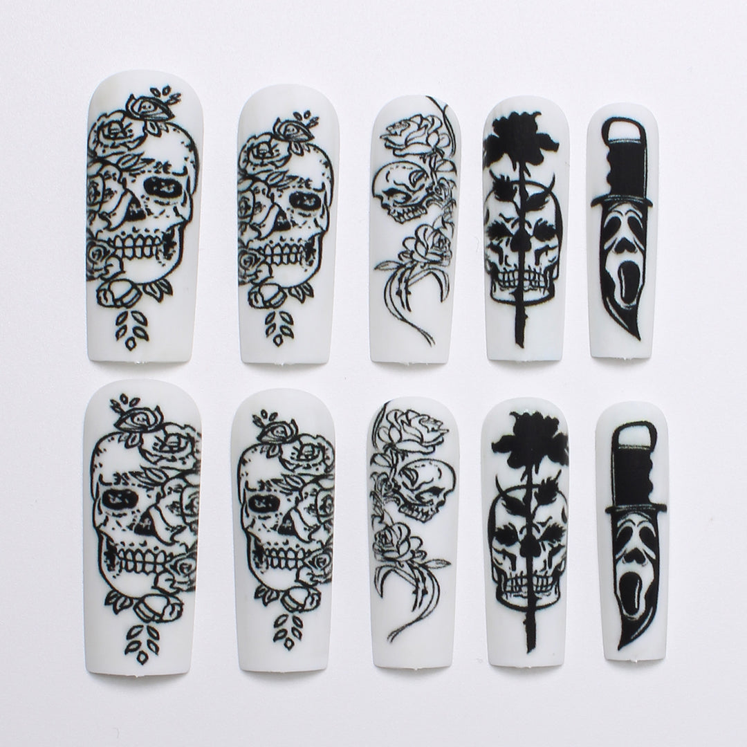 Glamorous Halloween Art Nails Kalsten