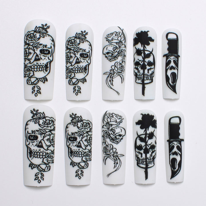 Glamorous Halloween Art Nails Kalsten