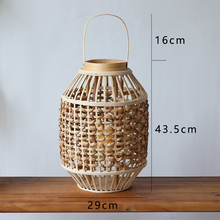 Handcrafted Rattan Lantern Kalsten