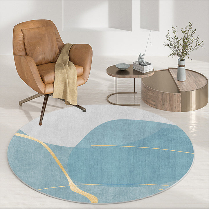 Abstract Patterned Round Area Rug Kalsten