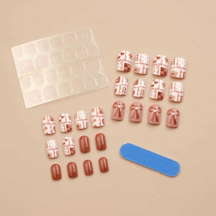 Decorative Press-On Nail Art Kit Kalsten