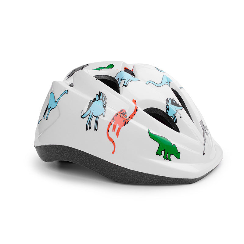 Children's bicycle helmet with dinosaur motif Kalsten