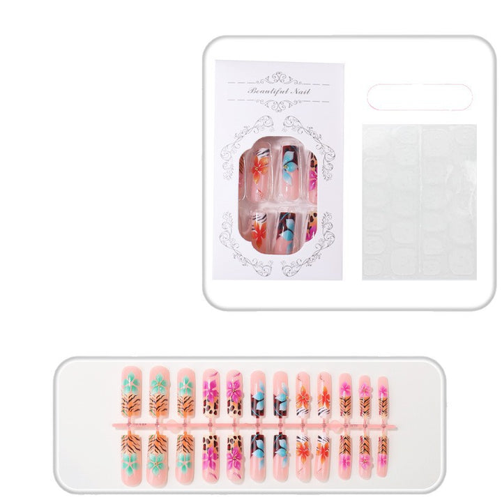 Floral Art Press-On Nail Tips Kalsten