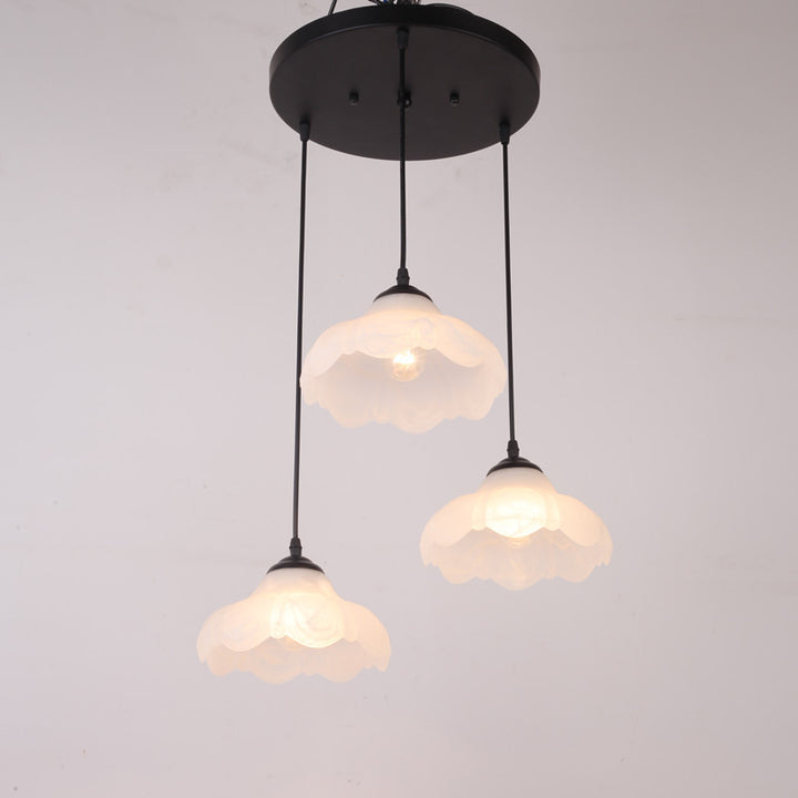 Vintage Floral Pendant Light