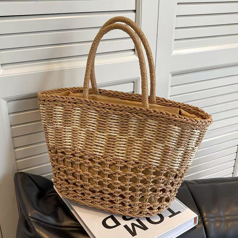 Basket bag with unique weaving structure Kalsten