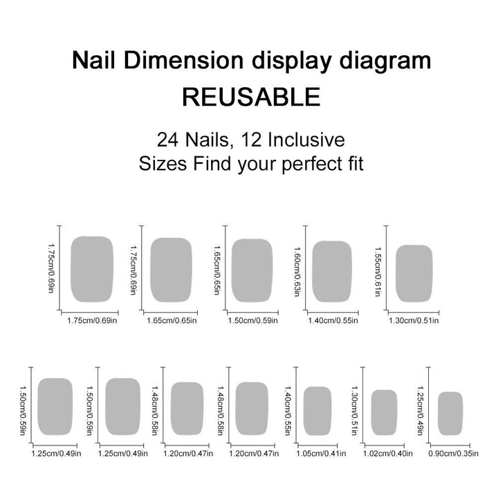 Artificial artificial nails with modern leopard design Kalsten