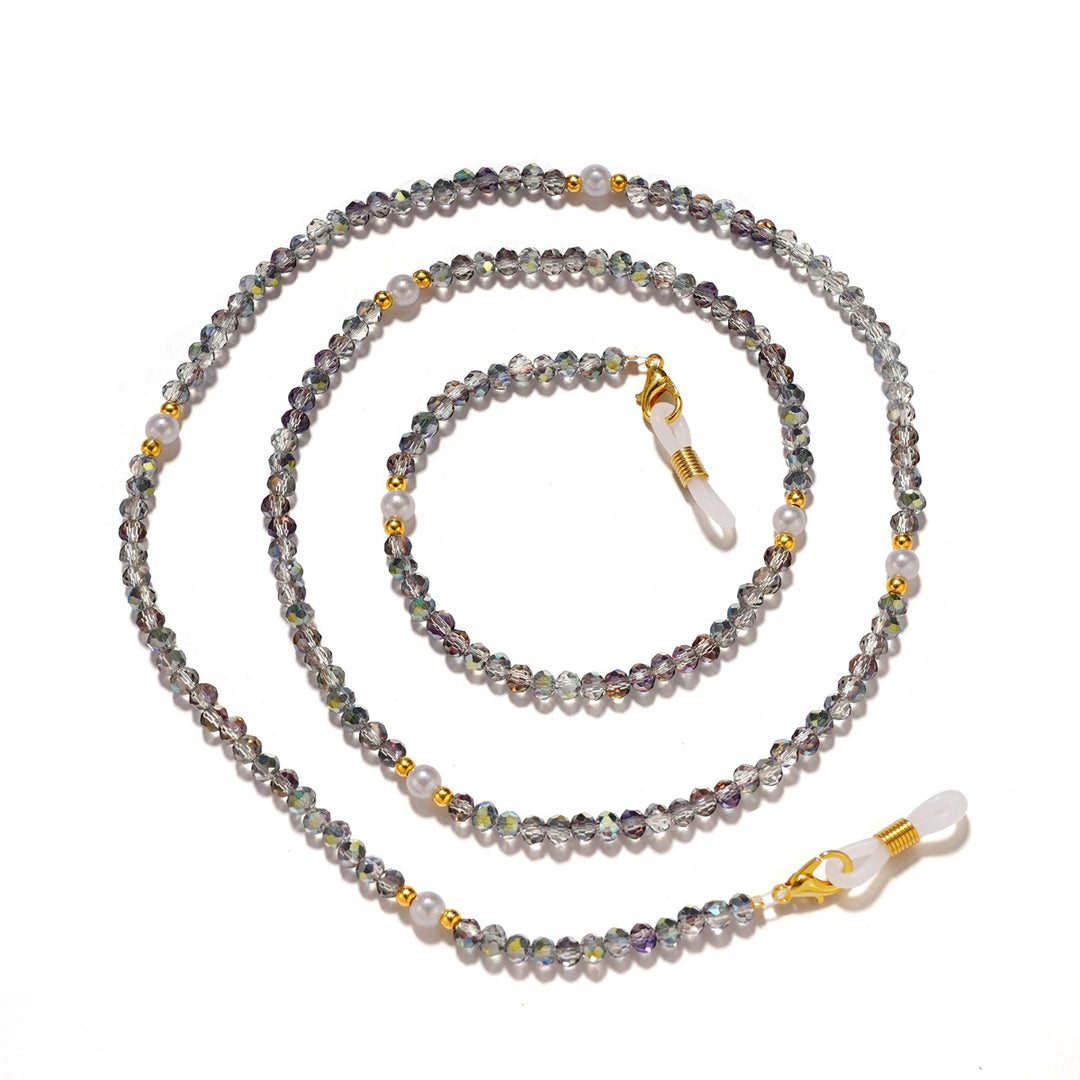 Elegant Crystal Beaded Eyewear Chain Kalsten