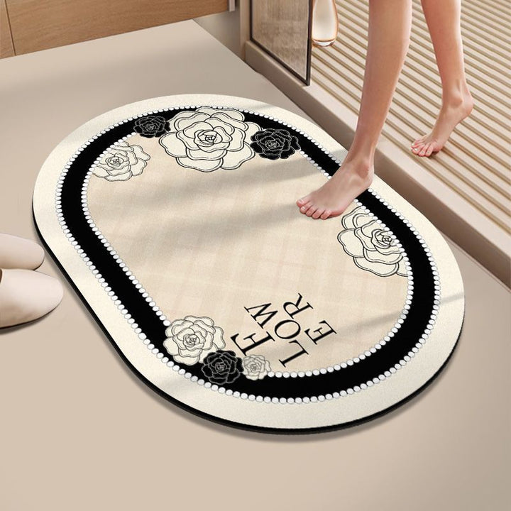 Decorative Bathroom Mat for Comfortable Floor Styling