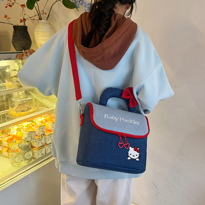 Stylish Denim Pacifier Bag Kalsten