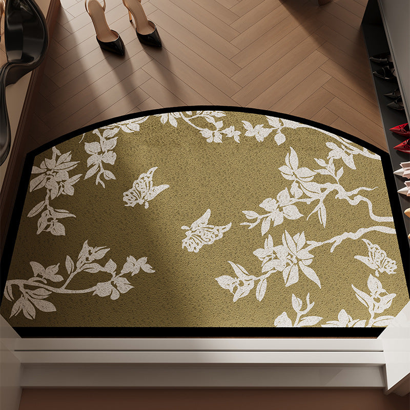 Floral Patterned Welcome Mat