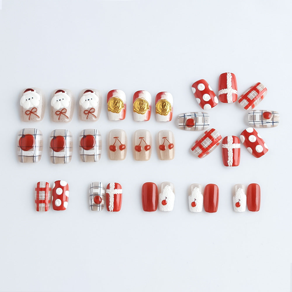 Seasonal Holiday-Themed Press-On Nail Set Kalsten