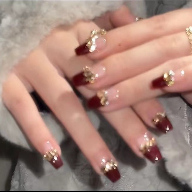 Premium Decorative Press-On Nail Set