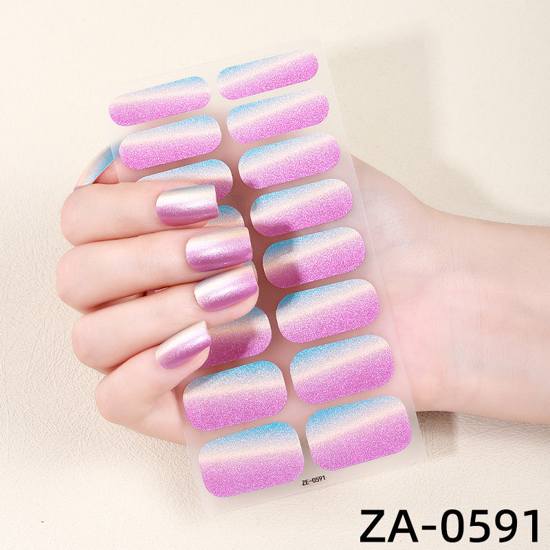 Glitter Gradient Nail Wraps