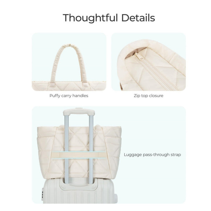 Stylish quilted tote bag Kalsten