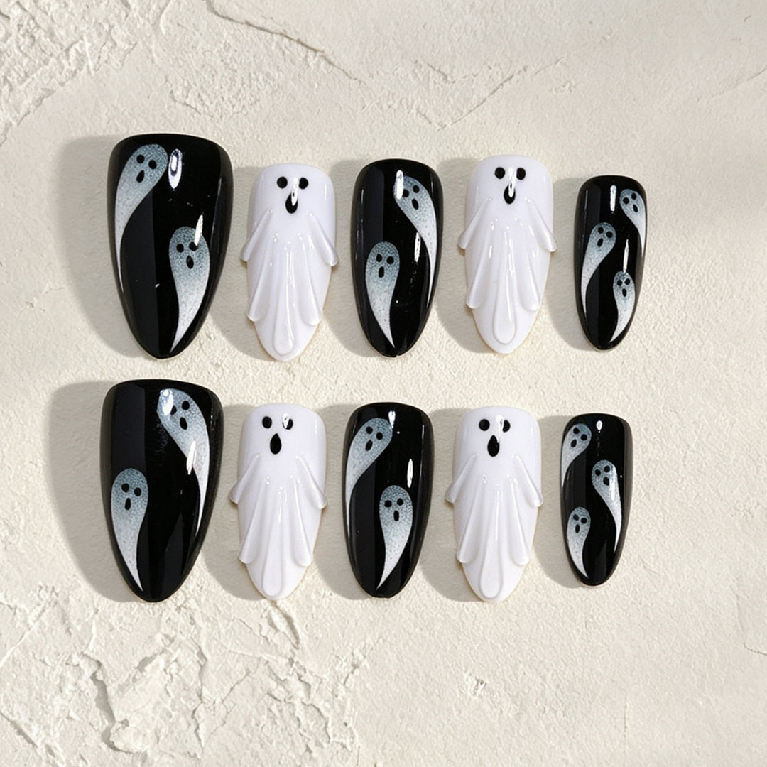 Halloween Ghost Nail Art Kalsten