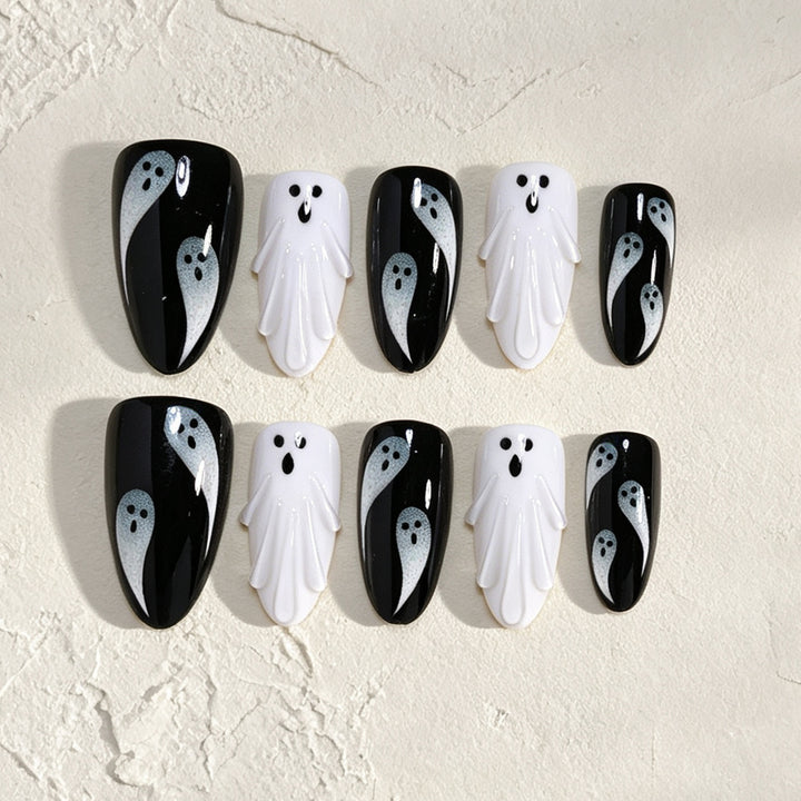 Halloween Ghost Nail Art Kalsten