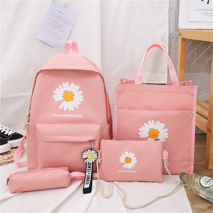 Floral Print Backpack Set Kalsten