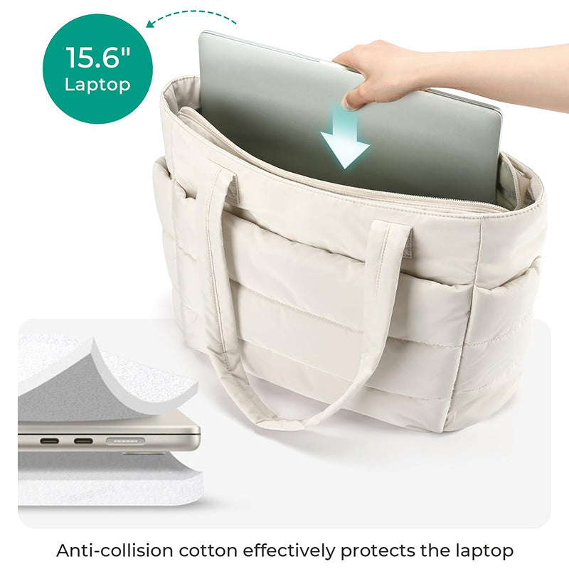 Padded shopping bag with multiple compartments Kalsten