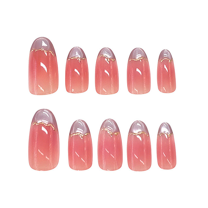 Elegant Marble Design Press-On Nails Kalsten