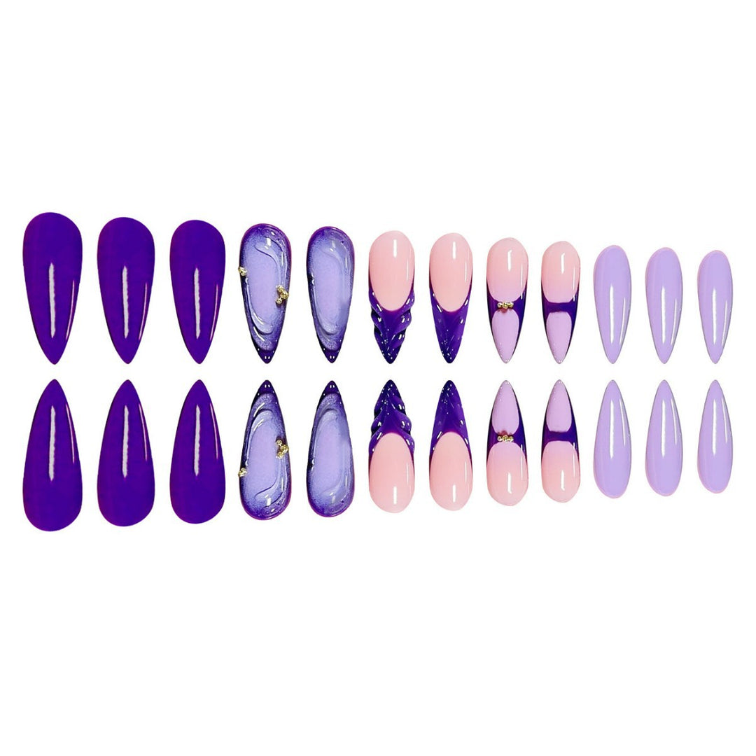 Stylish Stiletto Press-On Nail Set Kalsten